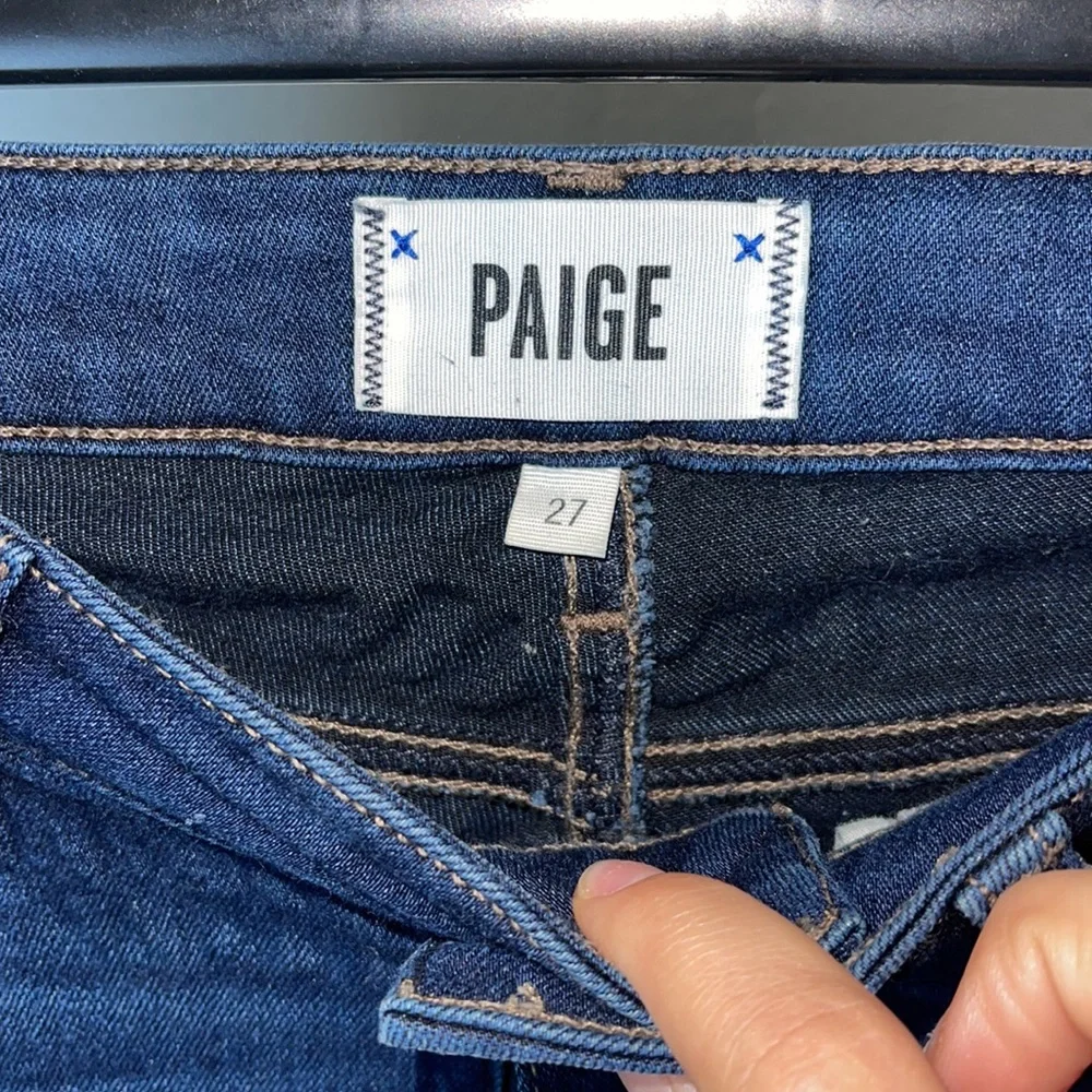 Women’s Paige Verdugo Crop Mid-Rise Ankle Skinny Jeans - 27